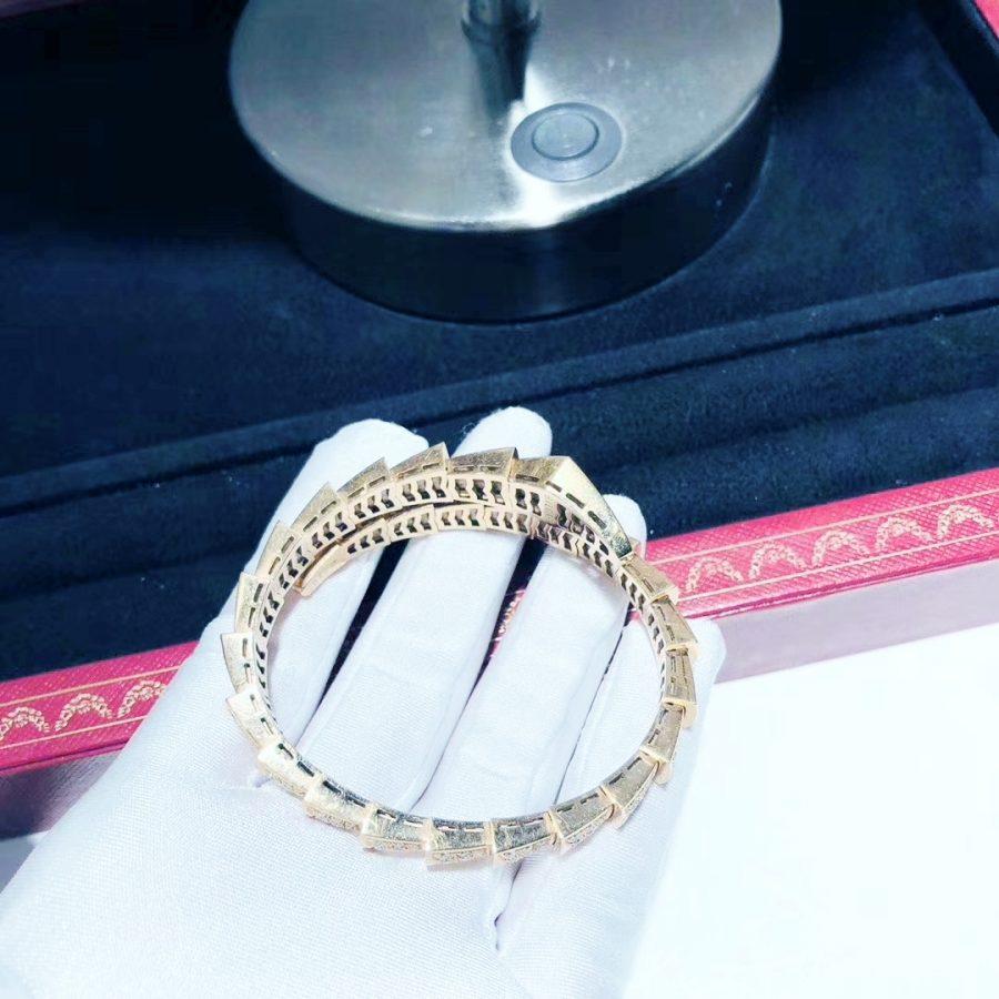 [Love's Uplift]SERPENTI BRACELET 8MM PINK GOLD DIAMOND