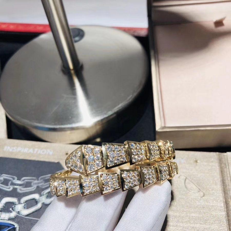 [Love's Uplift]SERPENTI BRACELET 8MM GOLD DIAMOND