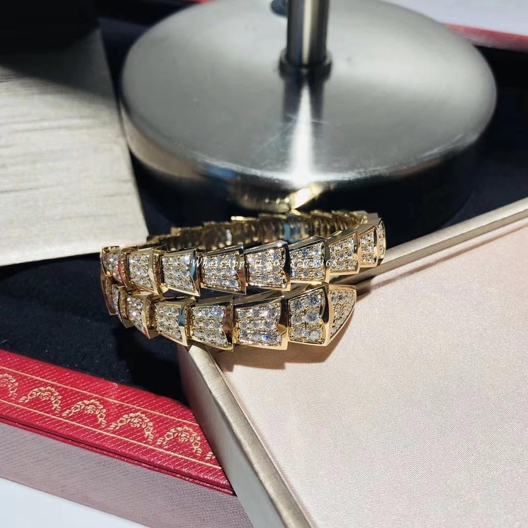 [Love's Uplift]SERPENTI BRACELET 8MM GOLD DIAMOND