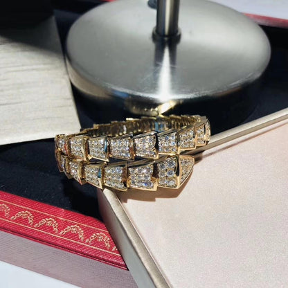 [Love's Uplift]SERPENTI BRACELET 8MM GOLD DIAMOND