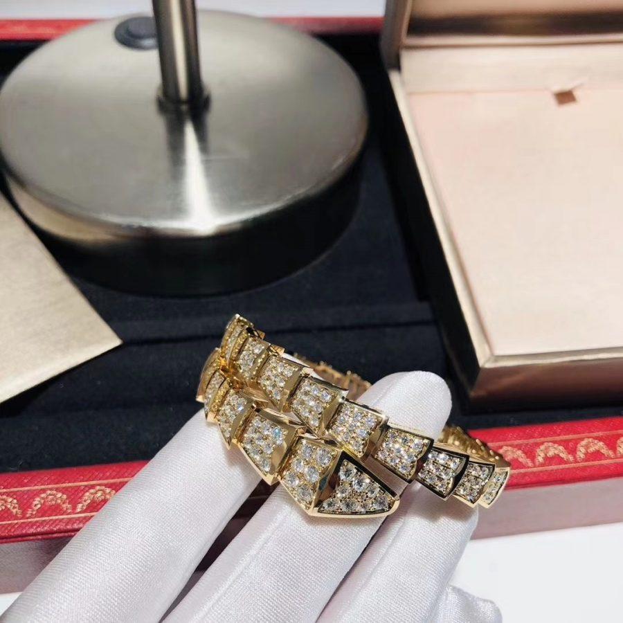 [Love's Uplift]SERPENTI BRACELET 8MM GOLD DIAMOND