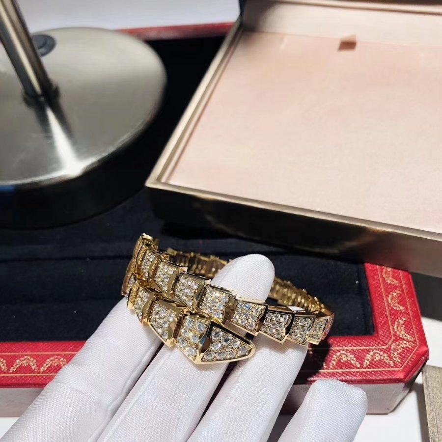 [Love's Uplift]SERPENTI BRACELET 8MM GOLD DIAMOND