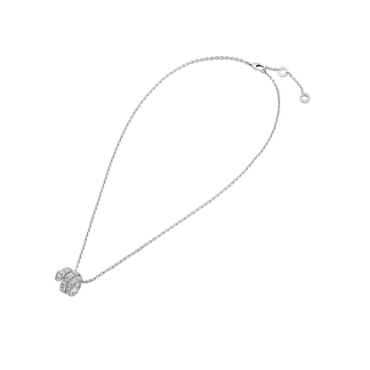 [Love's Uplift]SERPENTI  NECKLACE DOUBLE RING DIAMOND