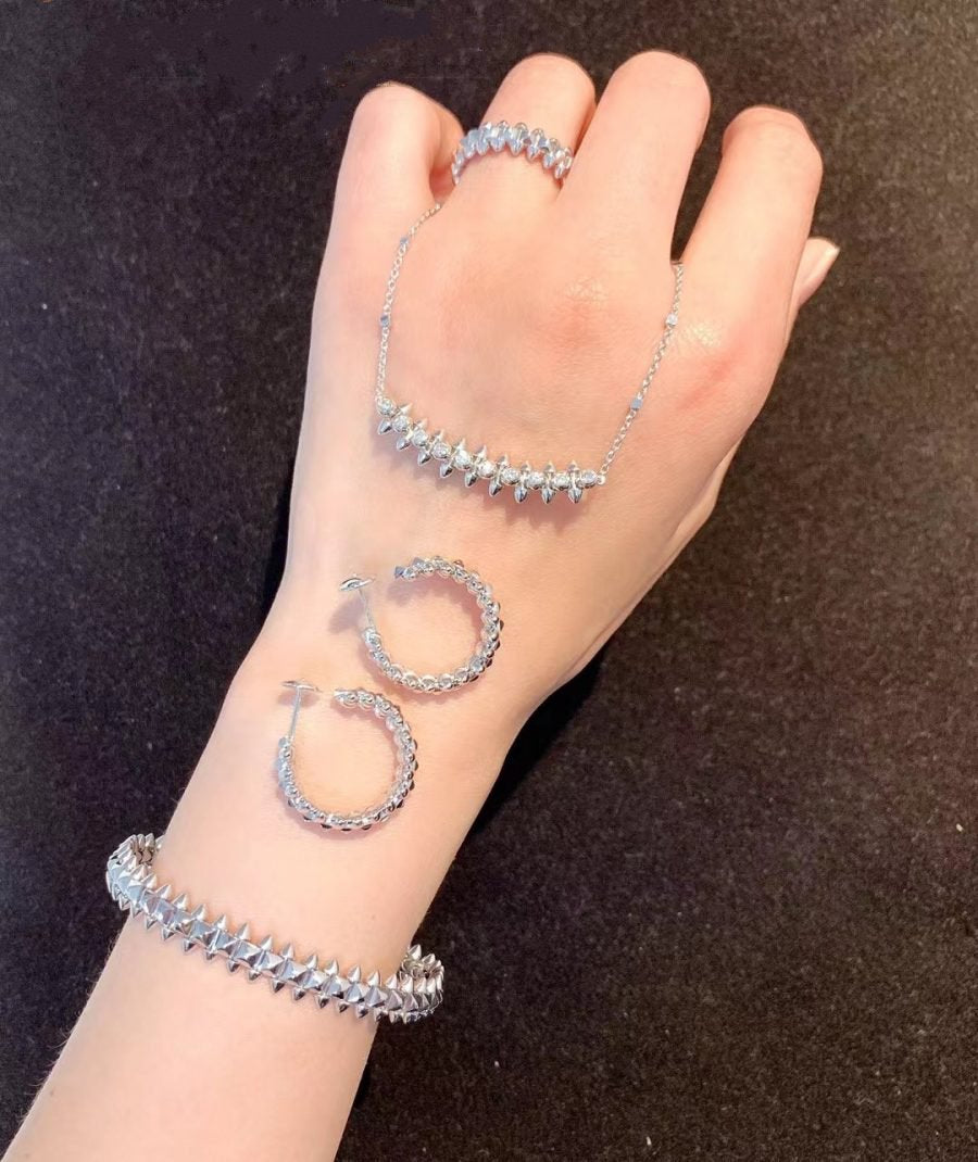[Love's Uplift]CLASH SILVER BRACELET