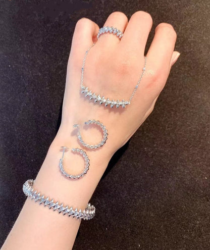 [Love's Uplift]CLASH SILVER BRACELET
