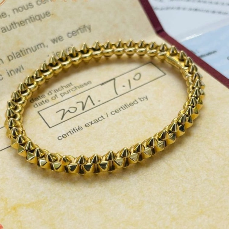 [Love's Uplift]CLASH GOLD BRACELET