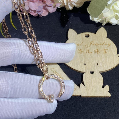 [Love's Uplift]JUSTE NECKLACE FULL DIAMONDS
