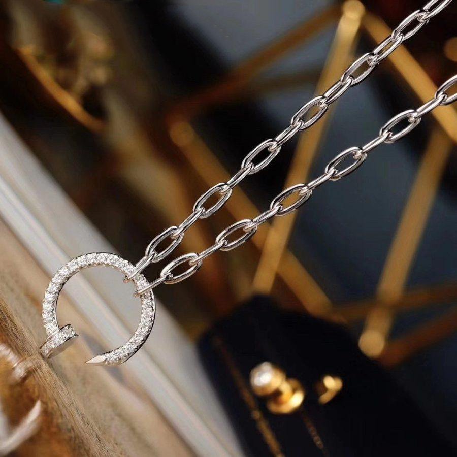 [Love's Uplift]JUSTE NECKLACE FULL DIAMONDS