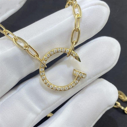 [Love's Uplift]JUSTE NECKLACE FULL DIAMONDS
