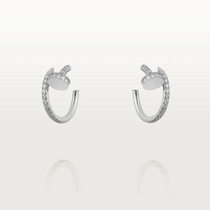 [Love's Uplift]JUSTE EARRINGS 12.75MM SILVER DIAMOND