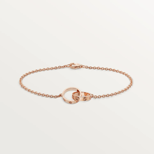 [Love's Uplift]LOVE BRACELET DOUBLE RING