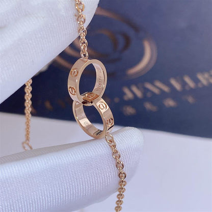 [Love's Uplift]LOVE BRACELET DOUBLE RING