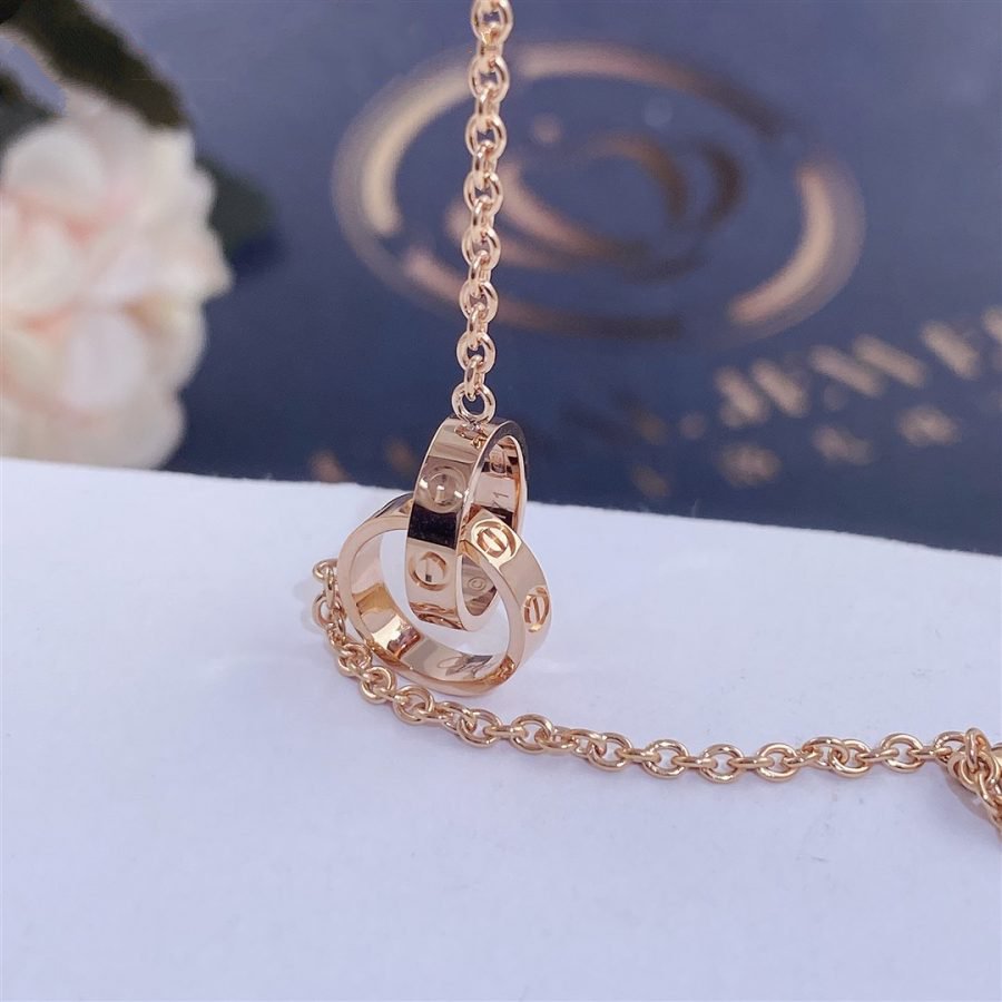 [Love's Uplift]LOVE BRACELET DOUBLE RING