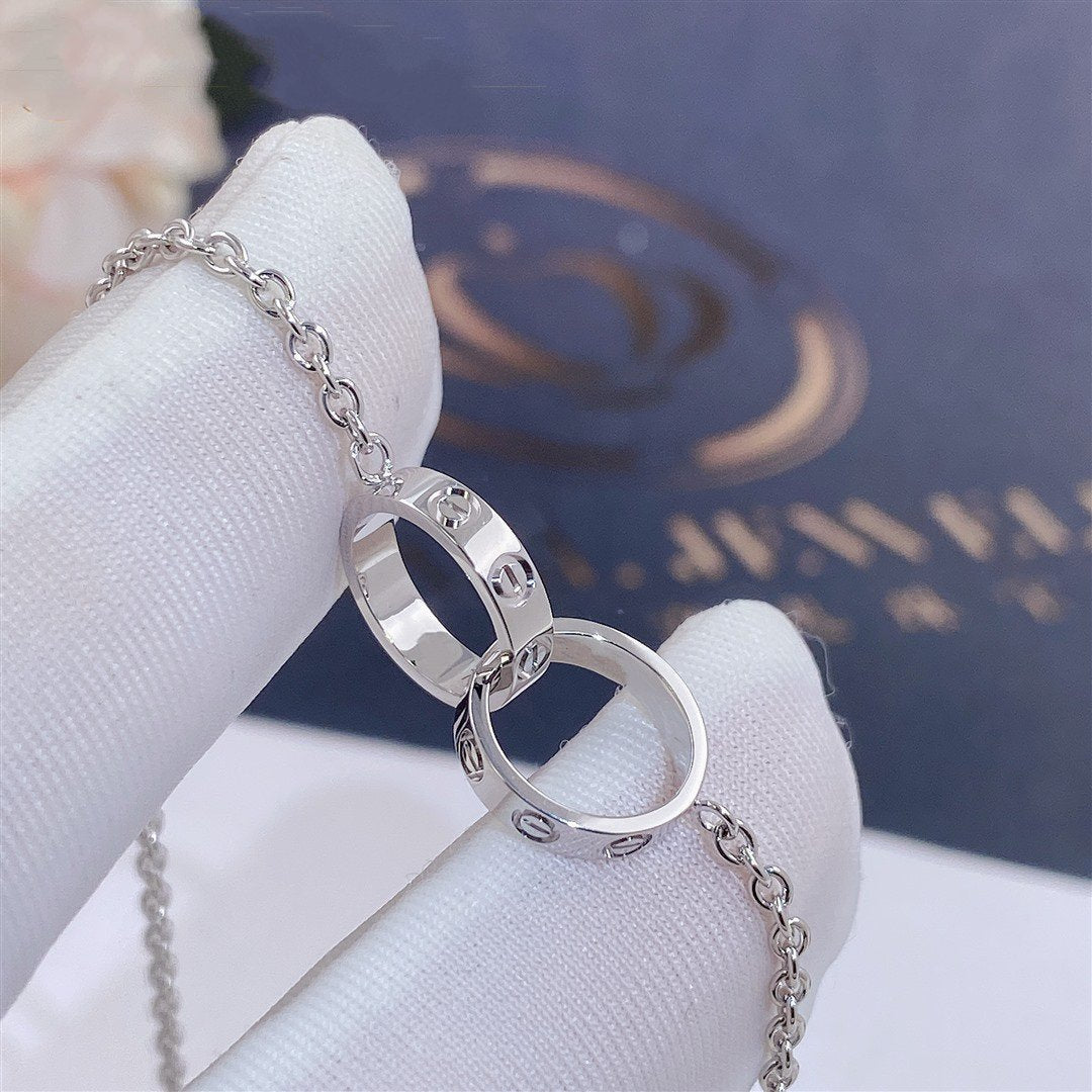 [Love's Uplift]LOVE BRACELET DOUBLE RING