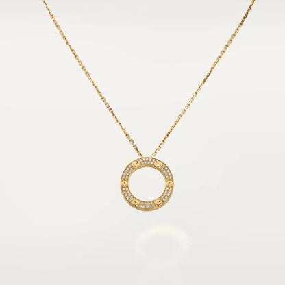 [Love's Uplift]LOVE NECKLACE ADJUSTABLE ROSE GOLD