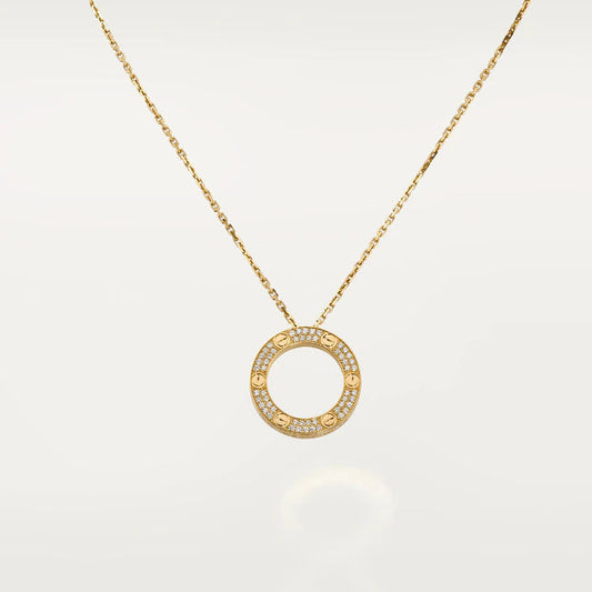 [Love's Uplift]LOVE NECKLACE ADJUSTABLE ROSE GOLD