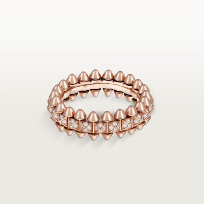 [Love's Uplift]CLASH 6.4MM SMALL FULL DIAMOND RING