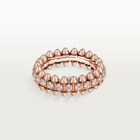 [Love's Uplift]CLASH 6.4MM SMALL FULL DIAMOND RING