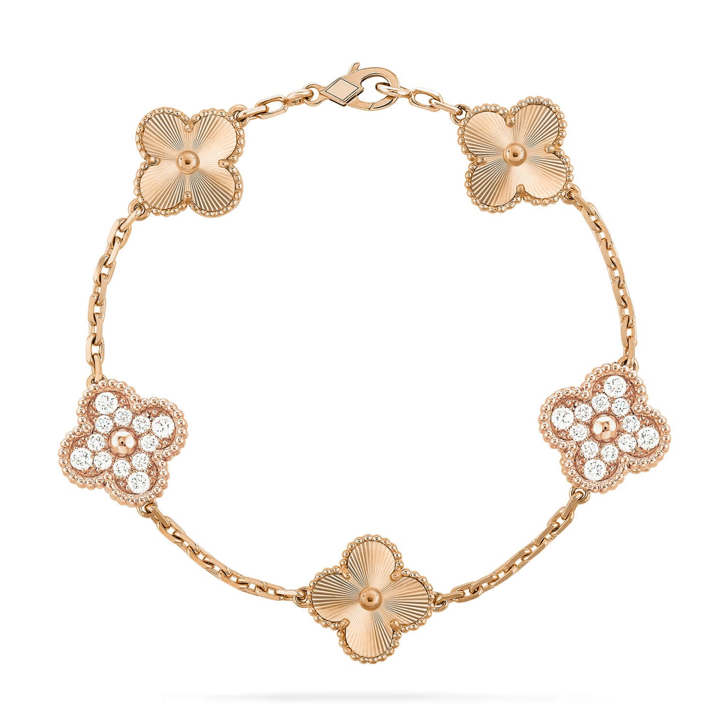 [Love's Uplift] CLOVER 5 MOTIF LASER BRACELET COLLECTION