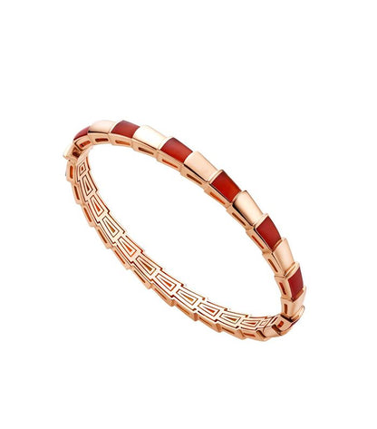 [Love's Uplift]SERPENTI BRACELET PINK GOLD RUBELLITE