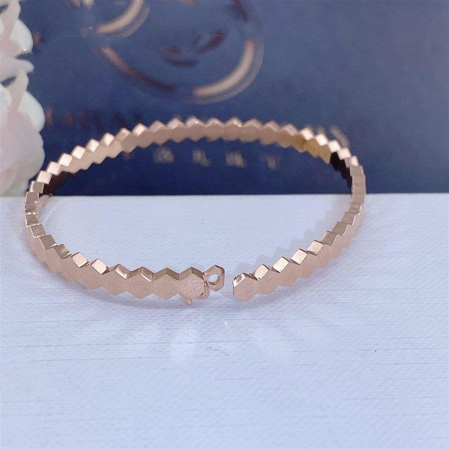 [Love's Uplift]BEE LOVE PINK GOLD BRACELET