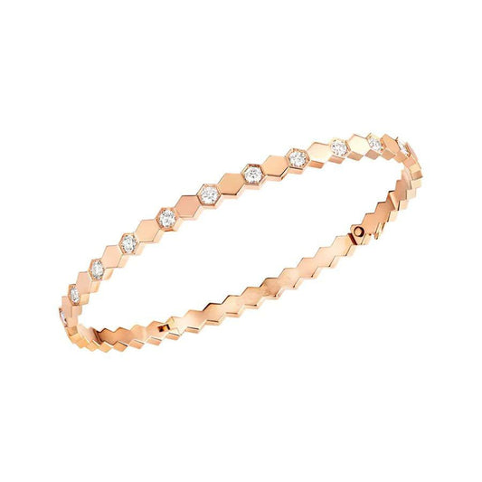 [Love's Uplift]BEE LOVE PINK GOLD DIAMOND BRACELET