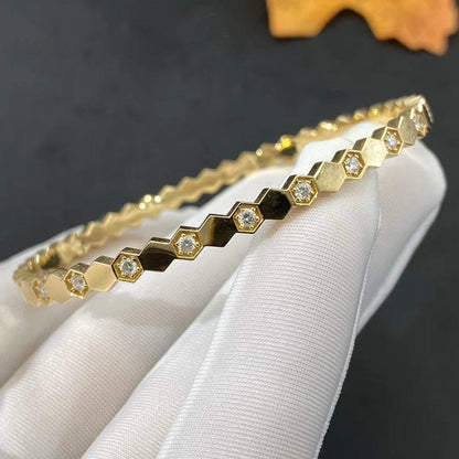 [Love's Uplift]BEE LOVE GOLD DIAMOND BRACELET