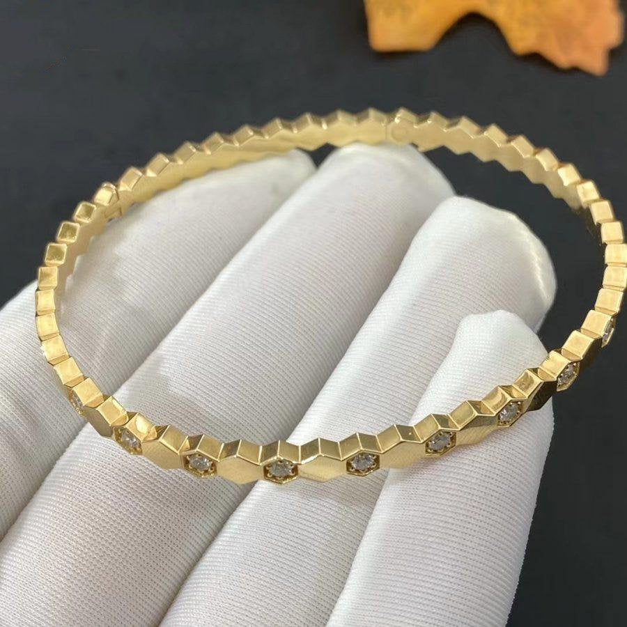[Love's Uplift]BEE LOVE GOLD DIAMOND BRACELET