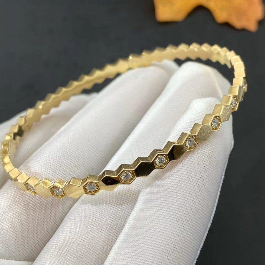 [Love's Uplift]BEE LOVE GOLD DIAMOND BRACELET