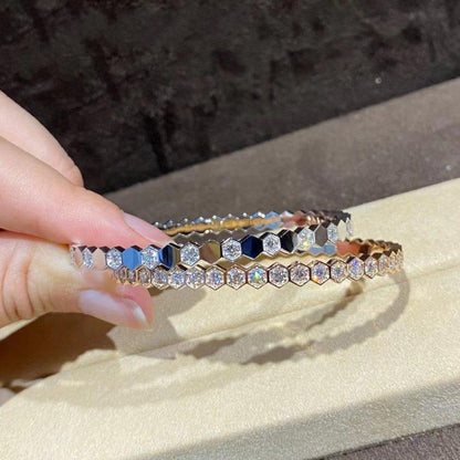 [Love's Uplift]BEE LOVE GOLD BRACELET FULL DIAMOND