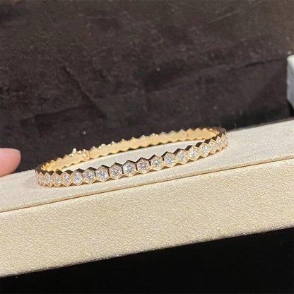 [Love's Uplift]BEE LOVE GOLD BRACELET FULL DIAMOND
