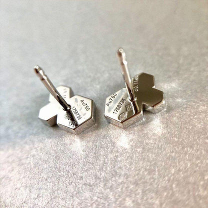 [Love's Uplift]BEE LOVE SILVER DIAMOND EARRINGS