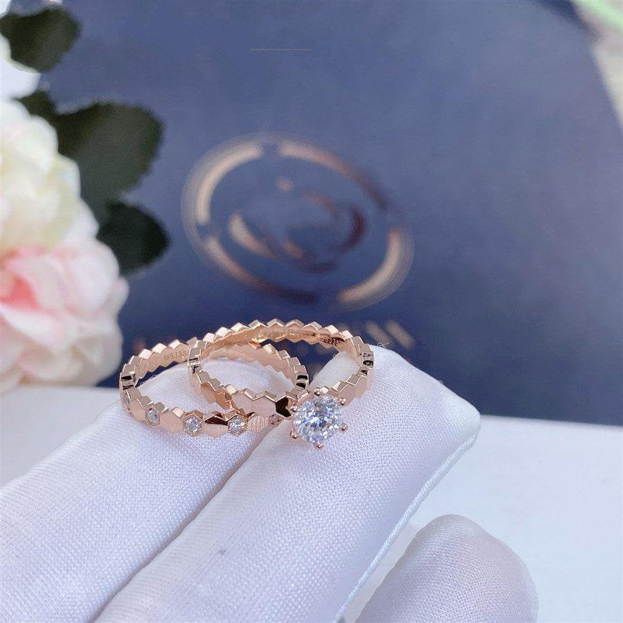 [Love's Uplift]BEE LOVE RING PINK GOLD 1 DIAMOND