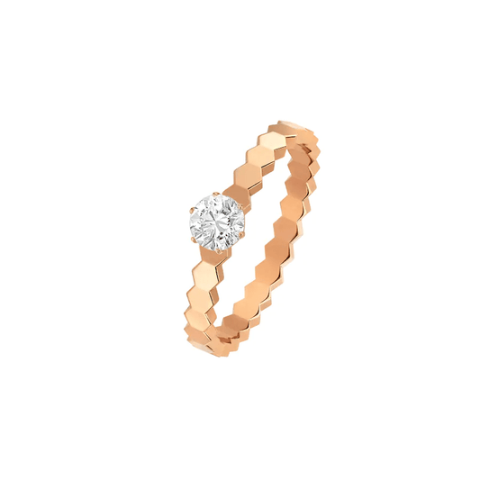 [Love's Uplift]BEE LOVE RING PINK GOLD 1 DIAMOND