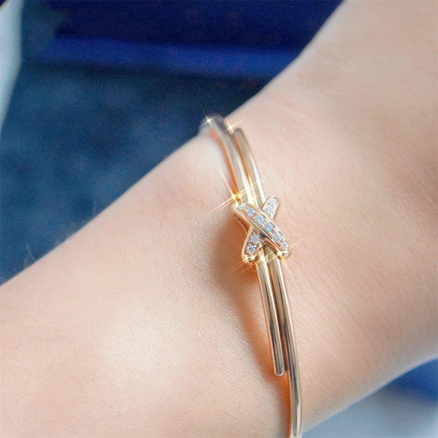 [Love's Uplift]JEUX DE BRACELET PINK GOLD DIAMONDS