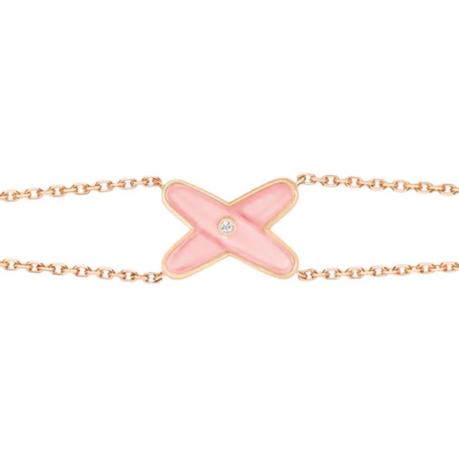 [Love's Uplift]JEUX BRACELET PINK MOP PINK GOLD 1 DIAMOND