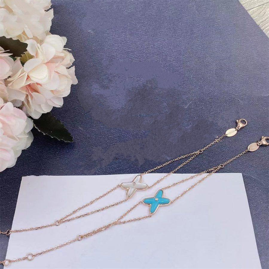 [Love's Uplift]JEUX BRACELET TURQUOISE PINK GOLD 1 DIAMOND