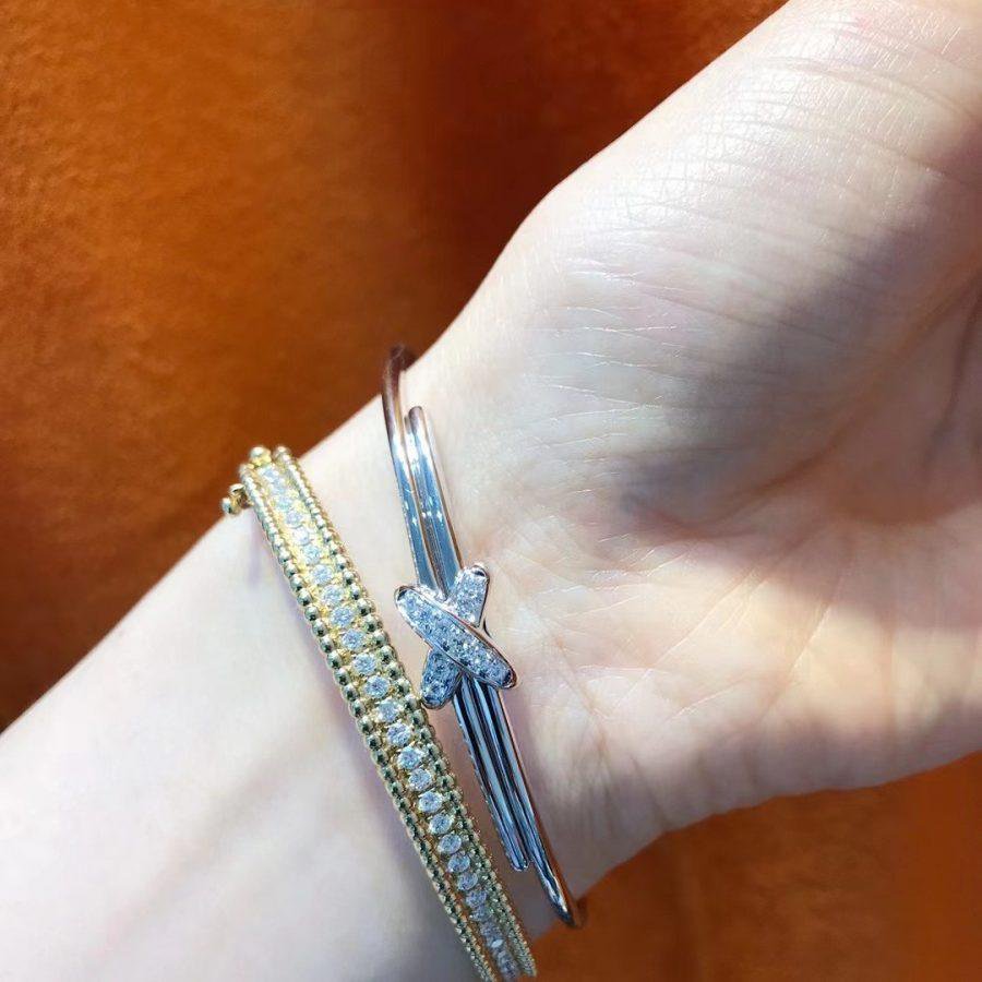 [Love's Uplift]JEUX DE BRACELET SILVER DIAMONDS