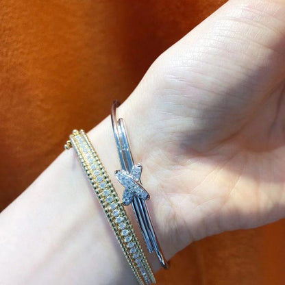 [Love's Uplift]JEUX DE BRACELET SILVER DIAMONDS