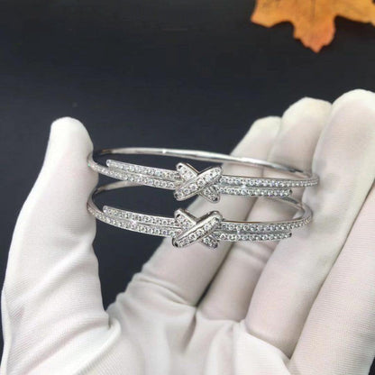 [Love's Uplift]JEUX DE BRACELET DIAMONDS SILVER