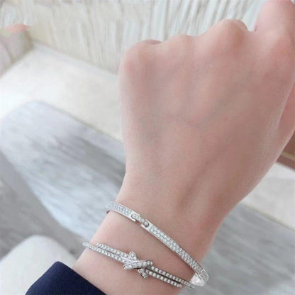 [Love's Uplift]JEUX DE BRACELET DIAMONDS SILVER