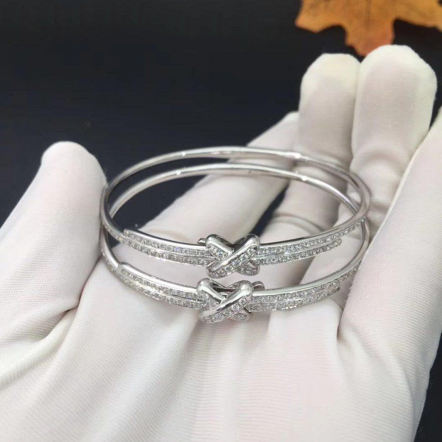 [Love's Uplift]JEUX DE BRACELET DIAMONDS SILVER