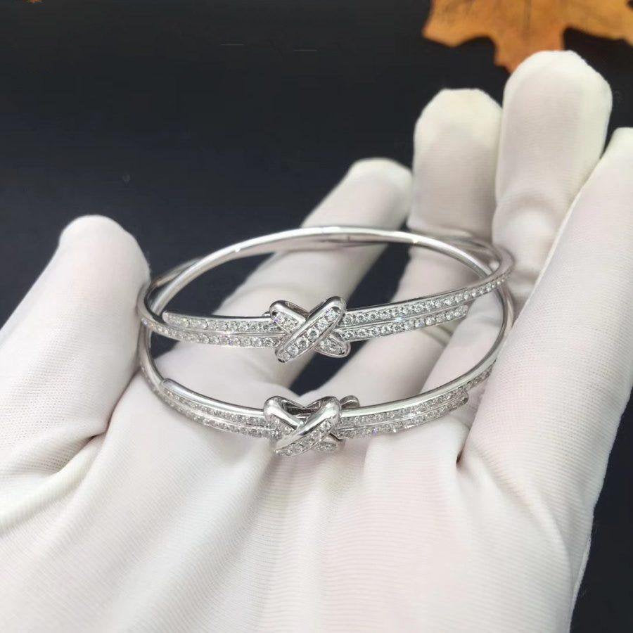 [Love's Uplift]JEUX DE BRACELET DIAMONDS SILVER