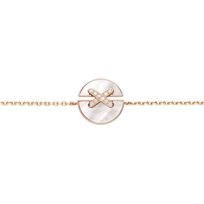 [Love's Uplift]JEUX DE BRACELET MOP PINK GOLD DIAMONDS