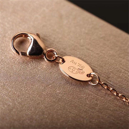 [Love's Uplift]Hollow Design Four-Leaf Clover Flower Shape Ring