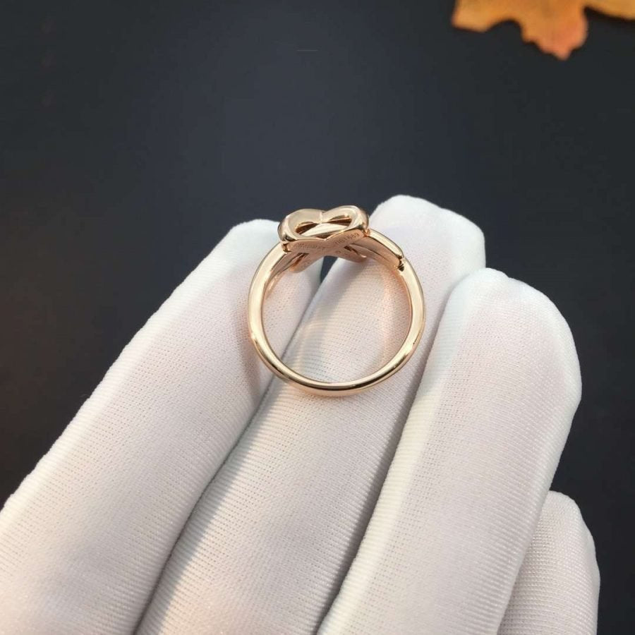 [Love's Uplift]JEUX DE PINK GOLD DIAMOND RING