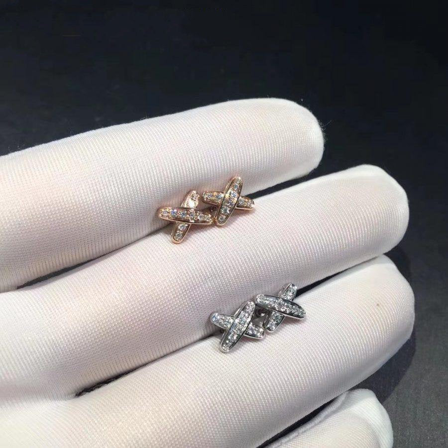 [Love's Uplift]JEUX DE DIAMOND EARRINGS