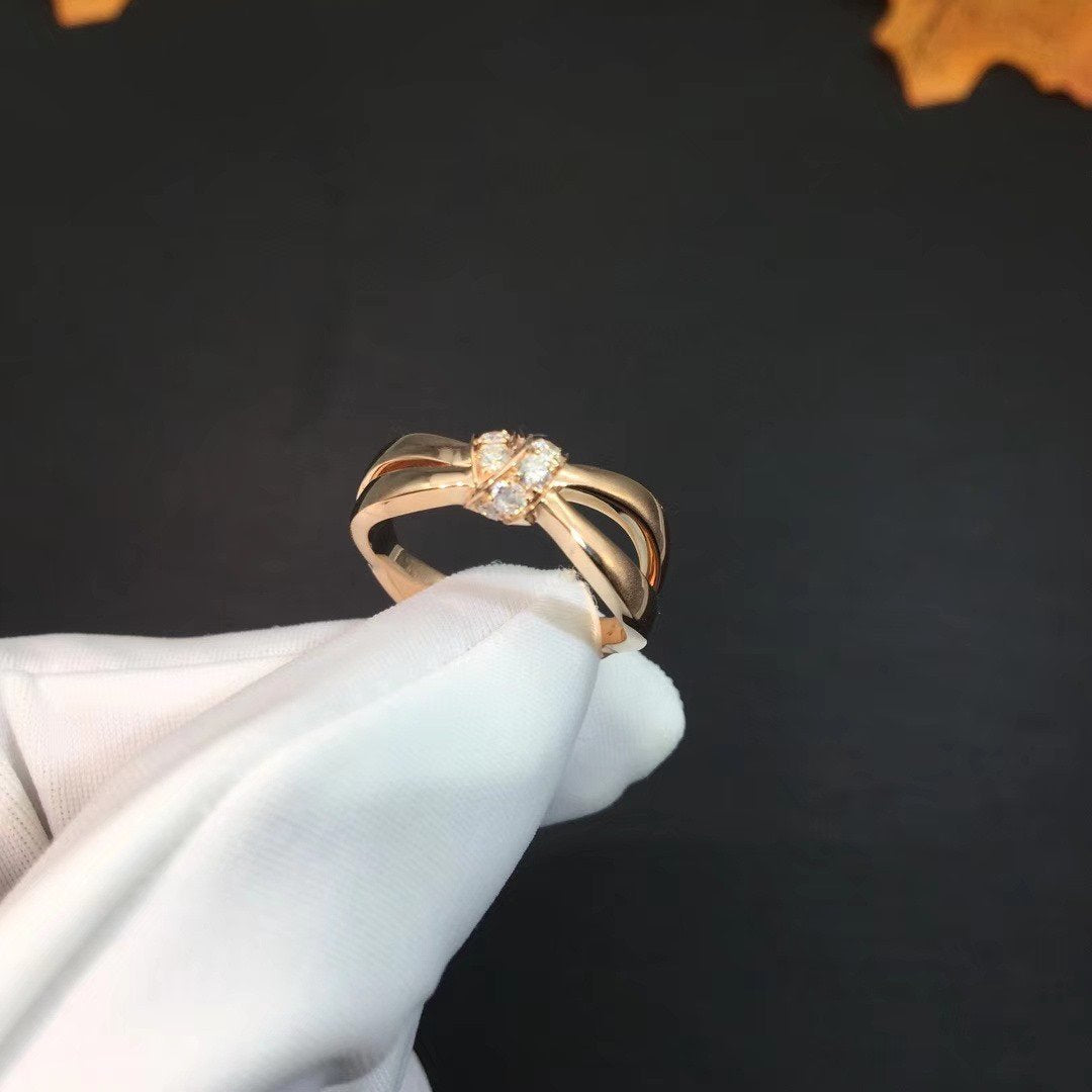 [Love's Uplift]LIENS RING PINK GOLD DIAMOND
