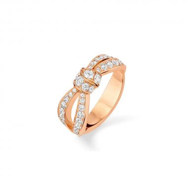 [Love's Uplift]LIENS PINK GOLD DIAMOND RING