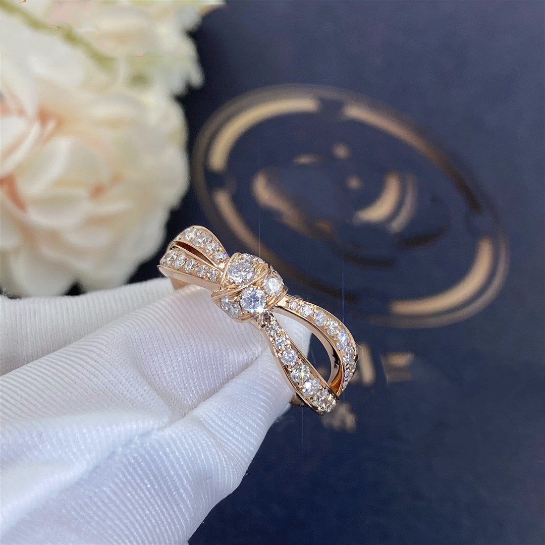 [Love's Uplift]LIENS PINK GOLD DIAMOND RING